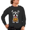 Halloween Dog Boston Terrier Mummy Costume Men Women Kids Men's Long Sleeve T-Shirt, trending gift