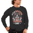 It’s A Boston Terrier Day Pet Cute Dog Lover Cartoon Men's Long Sleeve T-Shirt, trending gift