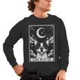 Tarot Card Vintage Crescent Moon Boston Terrier Dog Mom Men's Long Sleeve T-Shirt, trending gift