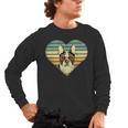 Vintage American Boston Terrier Lovers Valentine's Day Men's Long Sleeve T-Shirt, trending gift