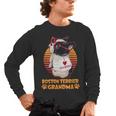 Vintage Boston Terrier Grandma Wear Sunglasses Dog Lover Men Women Girls Kids Men's Long Sleeve T-Shirt, trending gift