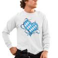 Bavarian Flag As Heart Blue Diamond Bavaria Men's Long Sleeve T-Shirt, trending gift