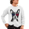 Boston Terrier Dog 4th July America USA Flag Men Women Kids Men's Long Sleeve T-Shirt, trending gift