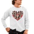 Boston Terrier Heart Valentine Boston Terrier Men's Long Sleeve T-Shirt, trending gift