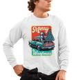Boston Terrier Merry Christmas Tree Truck Santa Dog X-Mas Men's Long Sleeve T-Shirt, trending gift