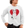 Valentine's Day Boston Terrier Lover Men's Long Sleeve T-Shirt, trending gift