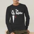 Boston Terrier Dad The DogFather Shirt Boston Terrier Men's Long Sleeve T-Shirt, funny gift