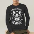 Boston Terrier Dad Boston Terrier Men's Long Sleeve T-Shirt, funny gift