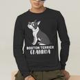 Boston Terrier Dog Owner Grandma Men's Long Sleeve T-Shirt, funny gift