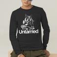 Boston Terrier Dog Untamed For Men Women Men's Long Sleeve T-Shirt, funny gift