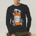 Boston Terrier Happy Pills T-Shirt Men's Long Sleeve T-Shirt, funny gift