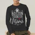Boston Terrier Mama Boston Terrier Lover Shirt Men's Long Sleeve T-Shirt, funny gift