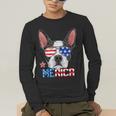 Boston Terrier Merica 4th Of July T Shirt Men Boys Dog Puppy Men's Long Sleeve T-Shirt, funny gift