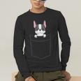 Boston Terrier In The Pocket Cute Boston Terrier Dog For Men Women Girls Kids Men's Long Sleeve T-Shirt, funny gift
