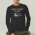 Boston Terrier Puppy Need More Sleep Pajama For Bedtime Men's Long Sleeve T-Shirt, funny gift
