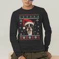 Boston Terrier Ugly Christmas Sweater Xmas For Adults Kids Men's Long Sleeve T-Shirt, funny gift