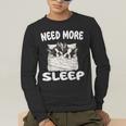 Cute Boston Terrier Need More Sleep Pajamas Nightgown Men's Long Sleeve T-Shirt, funny gift