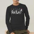 Fa La 8 Shirt Math Teacher Christmas Men&#x27;s Long Sleeve T-Shirt, funny gift