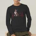 Heartbeat Boston Terrier Dog Men's Long Sleeve T-Shirt, funny gift