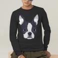 Kids Boston Terrier Dog For Women And Girls Men's Long Sleeve T-Shirt, funny gift