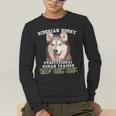 Siberian Husky Professional Human Trainer Men's Long Sleeve T-Shirt, funny gift