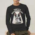 Today Is A Boston Terrier Day Cute Dog Lover Cartoon Men's Long Sleeve T-Shirt, funny gift