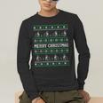 Ugly Sweater Boston Terrier Dog Christmas Dog Lover Xmas Men Women Kids Men's Long Sleeve T-Shirt, funny gift