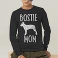 Vintage Boston Terrier Mom Dog Owner Bostie Mother Men's Long Sleeve T-Shirt, funny gift