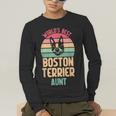 Worlds Best Boston Terrier Aunt Men's Long Sleeve T-Shirt, funny gift