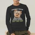 Yorkshire Terrier Yorkie Dog Professional Human Trainer Men's Long Sleeve T-Shirt, funny gift