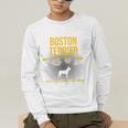 Anatomy Of Boston Terrier Dog Lover Men's Long Sleeve T-Shirt, funny gift