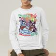 Boston Terrier Dog Christmas Snowman Winter Snow Men's Long Sleeve T-Shirt, funny gift