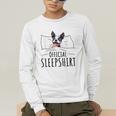 Boston Terrier Dog Lovers Sleepshirt Apparel Men Women Men's Long Sleeve T-Shirt, funny gift
