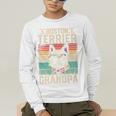 Boston Terrier Grandpa Dog Lover Father's Day Premium Men's Long Sleeve T-Shirt, funny gift