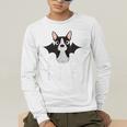Boston Terrier Halloween Shirt Did Someone Say Treat Men's Long Sleeve T-Shirt, funny gift