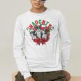 Boston Terrier Santa Claus Elf Reindeer Christmas Dog X-Mas Men's Long Sleeve T-Shirt, funny gift