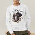 Boston Terrier Shirt I Didn't Fart My Butt Blew You A Kiss Men's Long Sleeve T-Shirt, funny gift