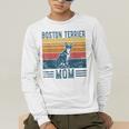 Dog Boston Terrier Mom Vintage Boston Terrier Mom Men's Long Sleeve T-Shirt, funny gift
