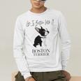 Life Is Better With A Boston Terrier Dog For Lover Men's Long Sleeve T-Shirt, funny gift