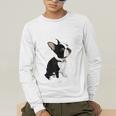 Love NOPE Boston Terrier Dog Lover Men's Long Sleeve T-Shirt, funny gift