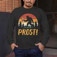 Bigfoot Sasquatch Prost Retro Bavarian Oktoberfest Men Women Men's Long Sleeve T-Shirt, funny design