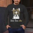 Birthday And Mother's Day -Boston Terrier Mom Men's Long Sleeve T-Shirt, funny design