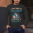 Boston Terrier American Gentleman Bibliophile Book Lover Men's Long Sleeve T-Shirt, funny design