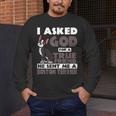 Boston Terrier American Gentleman Non-Sporting Dog Lover Men's Long Sleeve T-Shirt, funny design