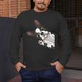 Boston Terrier Bostie Dog Kids Boys Girls Men's Long Sleeve T-Shirt, funny design