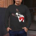 Boston Terrier Bostie Dog Kids Women Girls Men's Long Sleeve T-Shirt, funny design
