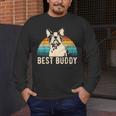 Boston Terrier Boston-Bulldog Men's Long Sleeve T-Shirt, funny design