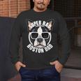 Boston Terrier Dad Father’s Day Dog Dad Men’s Men's Long Sleeve T-Shirt, funny design