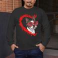 Boston Terrier Dog Mom Dad Valentine’s Day Pet Lover For Men Women Kids Men's Long Sleeve T-Shirt, funny design