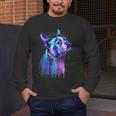 Boston Terrier Dog For a Boston Terrier Mom Men's Long Sleeve T-Shirt, funny design